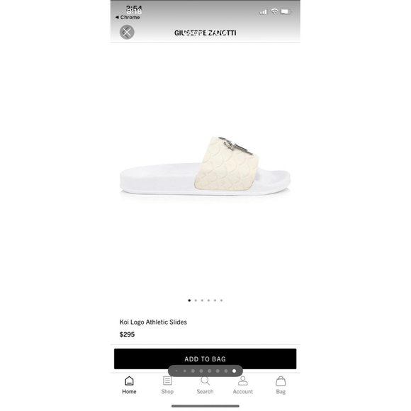 Giuseppe Zanotti Men's White Leather Koi - Picture 9 of 9